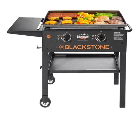 Blackstone 28 griddle grill - Blackstone 1883 Gas Hood & Side Shelves Heavy Duty Flat Top Griddle Grill Station for Kitchen, Camping, Outdoor, Tailgating, Countertop 28 inch Black Visit the BLACKSTONE Store 4.7 4.7 out of 5 stars 1,209 ratings
